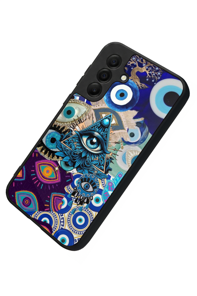 Samsung Galaxy A17 Uyumlu Göz Tasarımlı Glossy Premium Kılıf