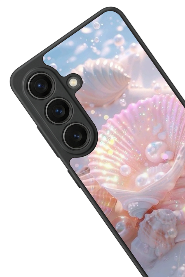 Samsung Galaxy S26 Uyumlu  İnci Tasarımlı Glossy Premium Kılıf