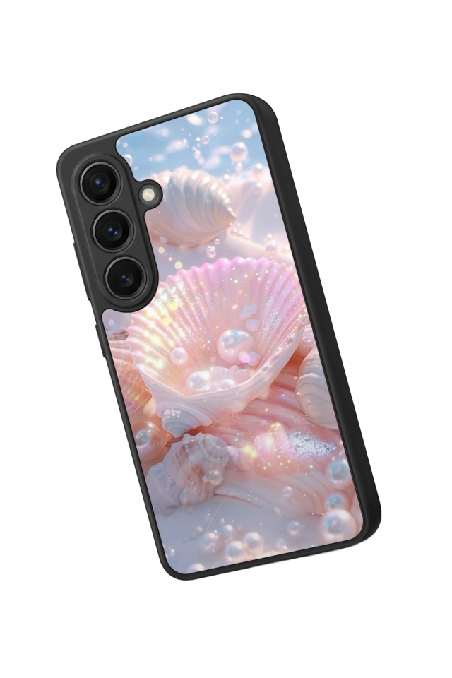 Samsung Galaxy S26 Uyumlu  İnci Tasarımlı Glossy Premium Kılıf