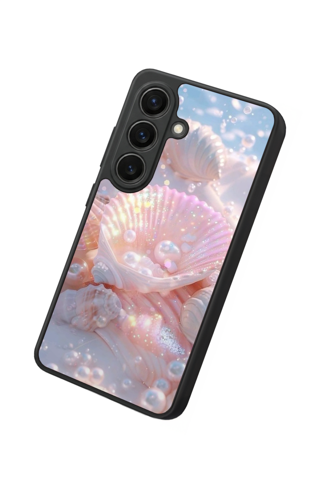 Samsung Galaxy S26 Uyumlu  İnci Tasarımlı Glossy Premium Kılıf