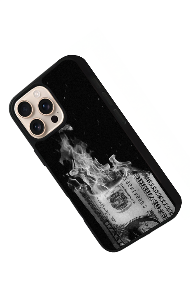 iPhone 16 Pro Uyumlu Para Tasarımlı Glossy Premium Kılıf