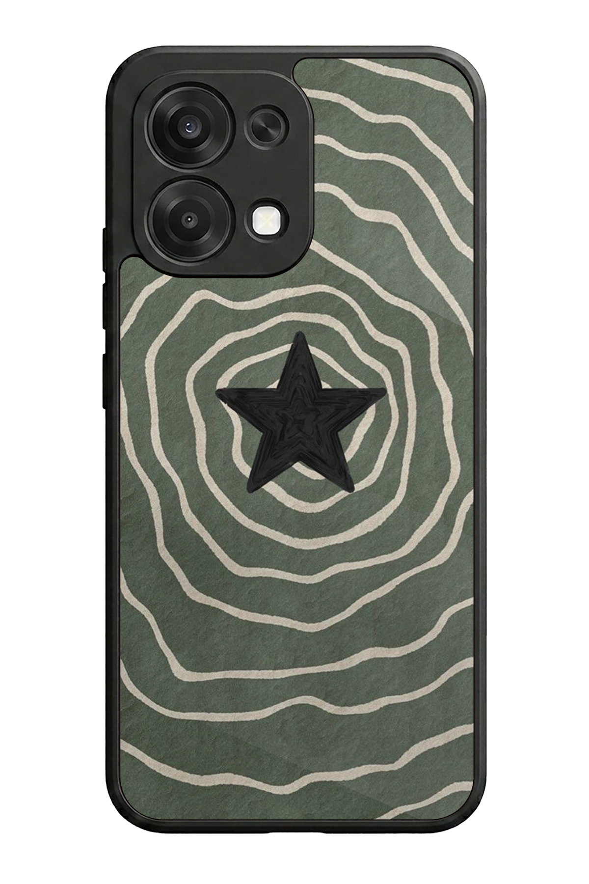 Oppo A6 Pro Uyumlu Retro Yildizlar Tasarımlı Glossy Premium Kılıf