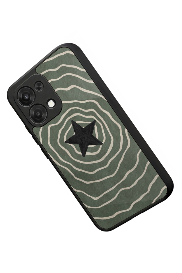 Oppo A6 Pro Uyumlu Retro Yildizlar Tasarımlı Glossy Premium Kılıf