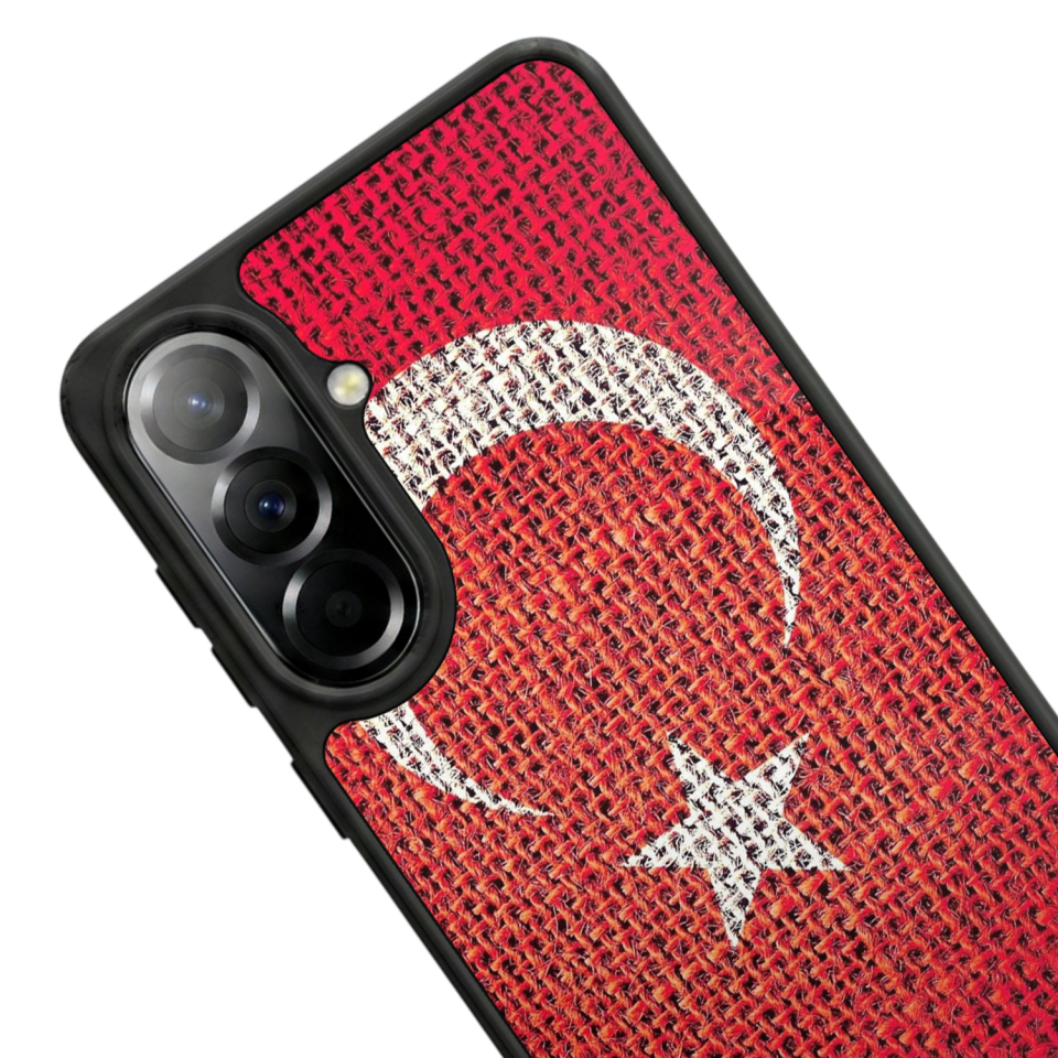 Samsung Galaxy A57 Uyumlu Türk Bayragi Tasarımlı Glossy Premium Kılıf