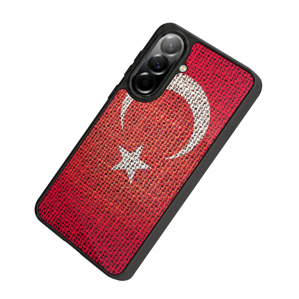 Samsung Galaxy A57 Uyumlu Türk Bayragi Tasarımlı Glossy Premium Kılıf