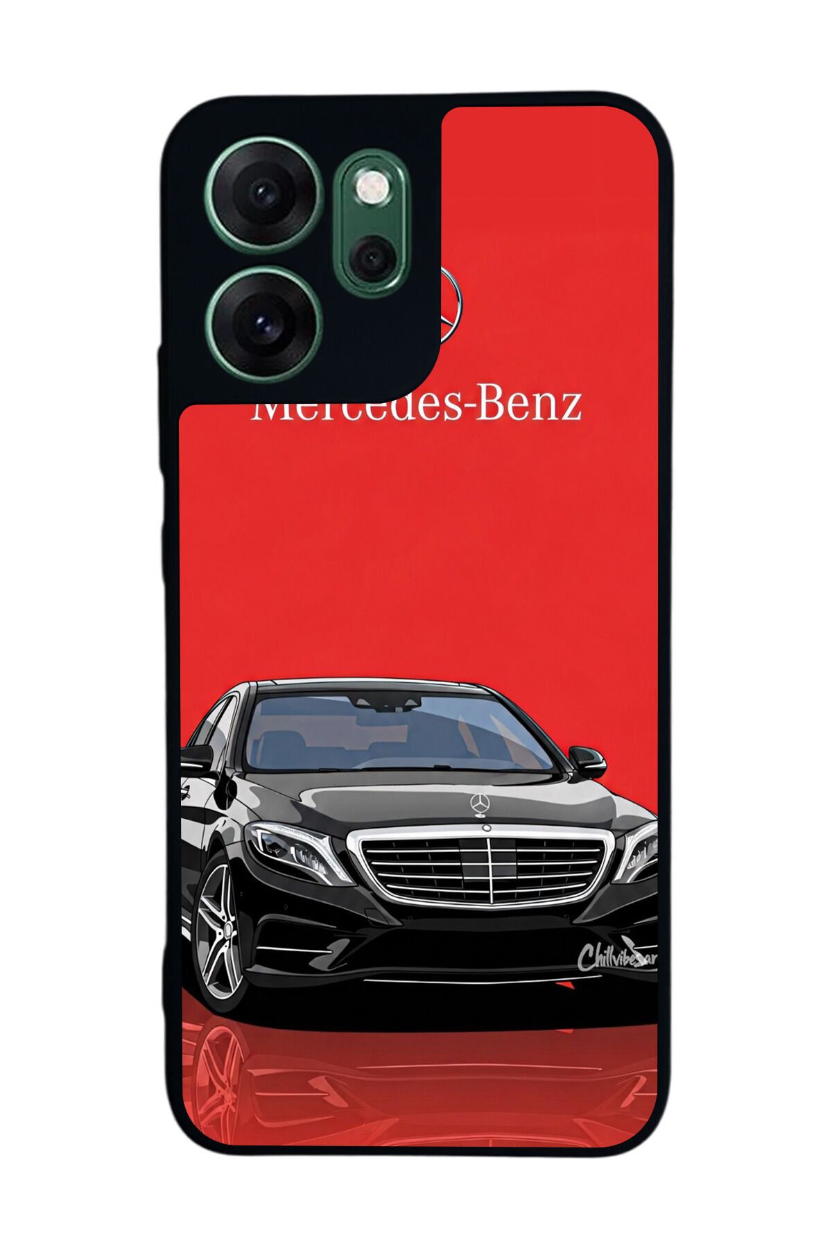 Oppo Reno 14F Uyumlu Mercedes Tasarımlı Glossy Premium Kılıf