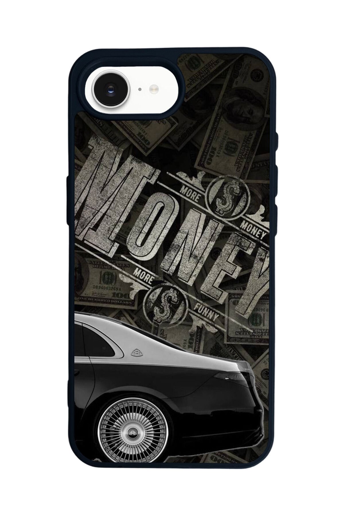 iPhone 16E Uyumlu Money Para Tasarımlı Glossy Premium Kılıf