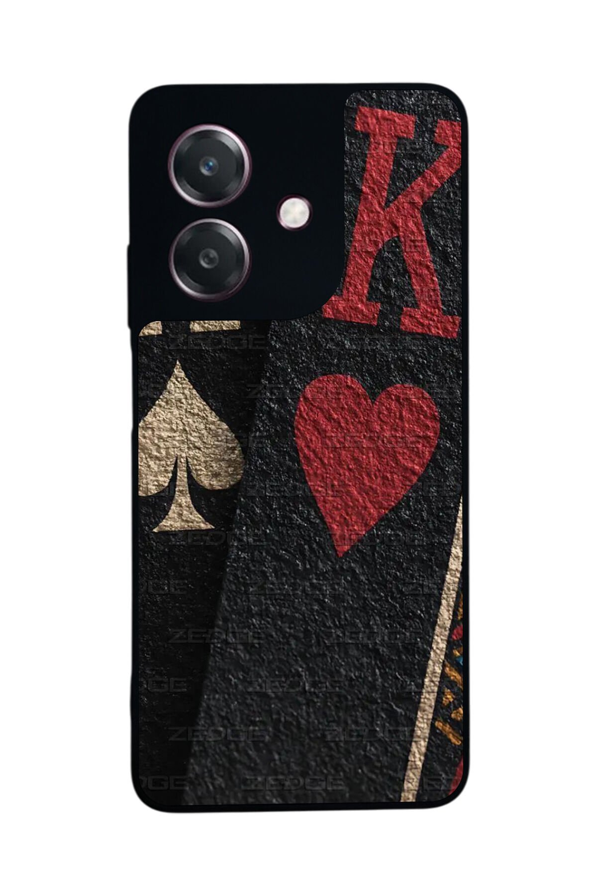 Oppo A3 5G Uyumlu Kart Tasarımlı Glossy Premium Kılıf