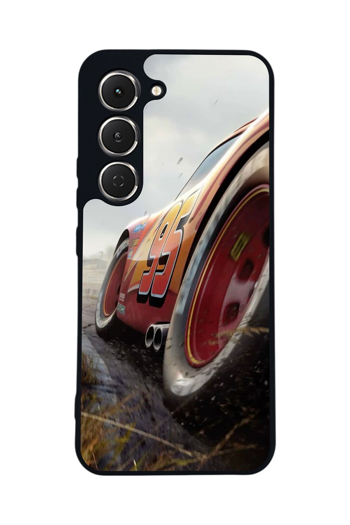 Tecno Spark 40 Pro Uyumlu Şimsek McQueen Tasarımlı Glossy Premium Kılıf