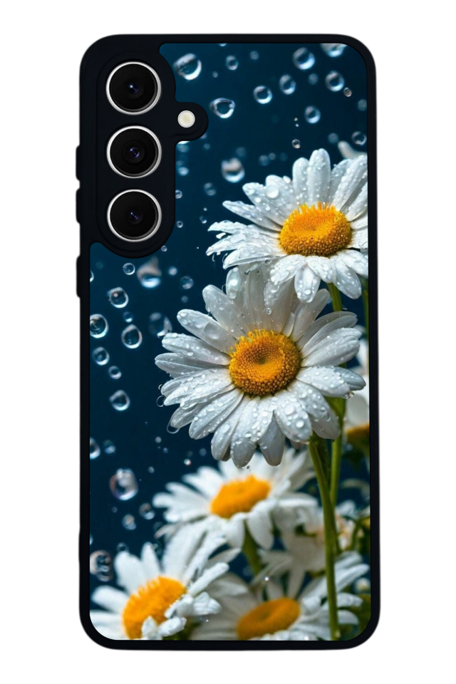 Samsung Galaxy A16 Uyumlu Cicek Tasarımlı Glossy Premium Kılıf
