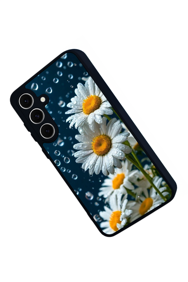 Samsung Galaxy A16 Uyumlu Cicek Tasarımlı Glossy Premium Kılıf