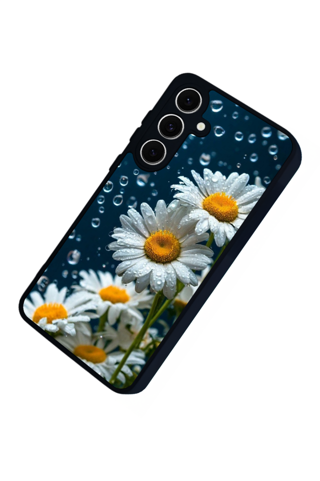Samsung Galaxy A16 Uyumlu Cicek Tasarımlı Glossy Premium Kılıf