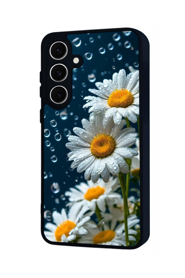 Samsung Galaxy A16 Uyumlu Cicek Tasarımlı Glossy Premium Kılıf