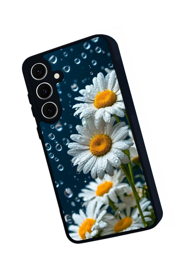 Samsung Galaxy A16 Uyumlu Cicek Tasarımlı Glossy Premium Kılıf
