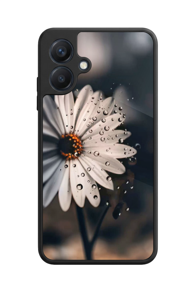 Samsung Galaxy A07 Uyumlu Cicek Tasarımlı Glossy Premium Kılıf