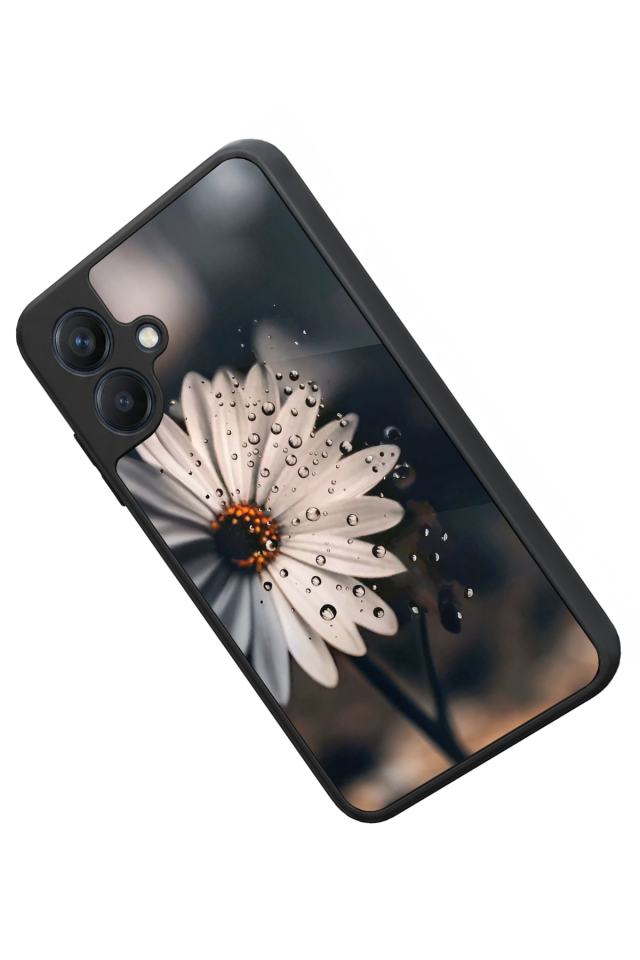Samsung Galaxy A07 Uyumlu Cicek Tasarımlı Glossy Premium Kılıf
