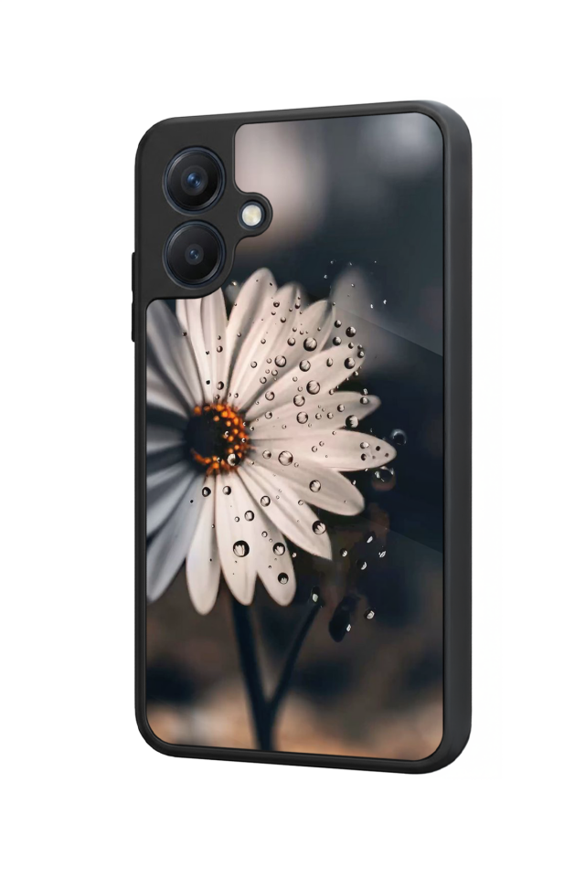 Samsung Galaxy A07 Uyumlu Cicek Tasarımlı Glossy Premium Kılıf