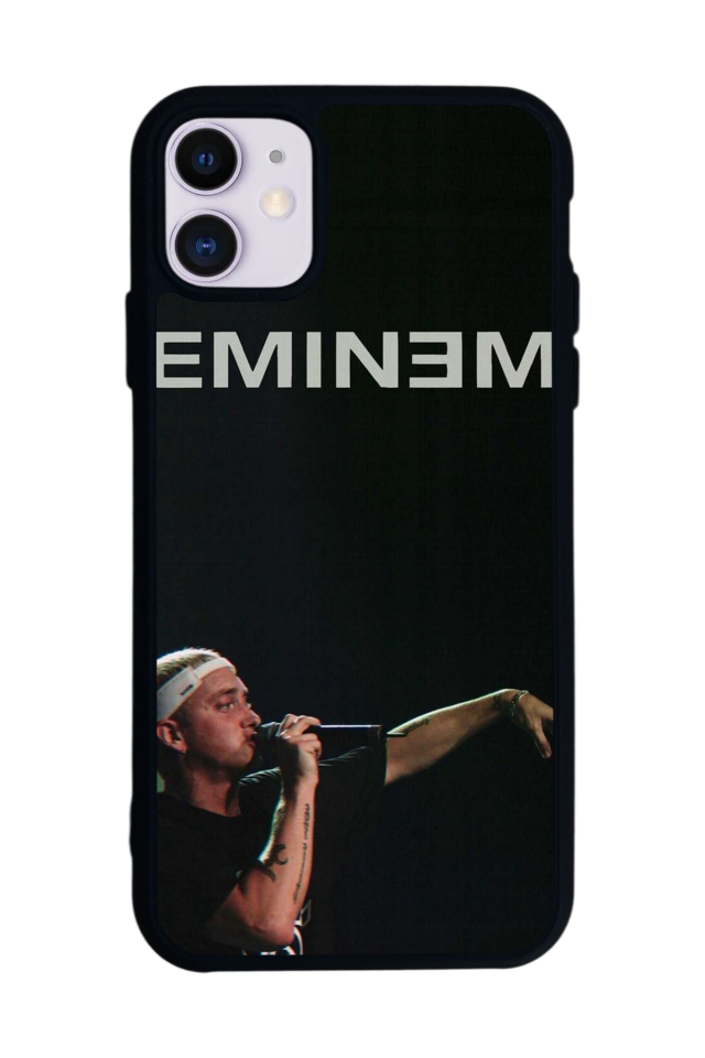 iPhone 11 Uyumlu Eminem Tasarımlı Glossy Premium Kılıf