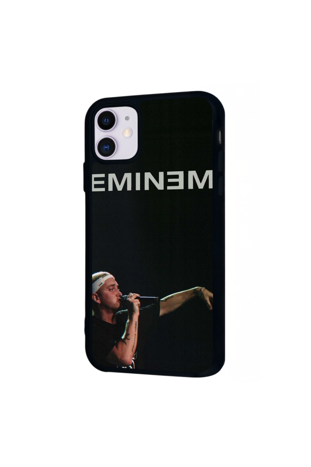 iPhone 11 Uyumlu Eminem Tasarımlı Glossy Premium Kılıf