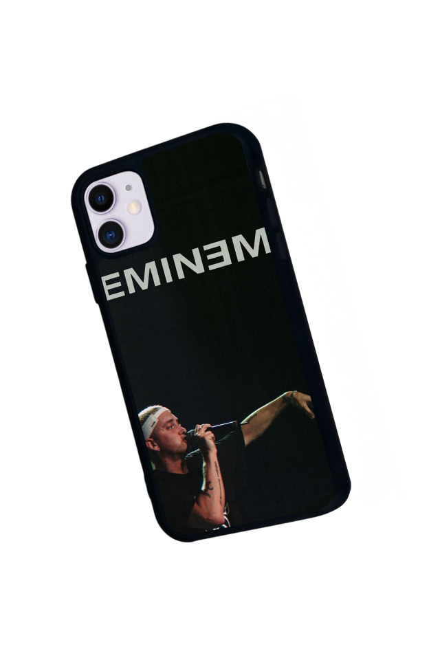 iPhone 11 Uyumlu Eminem Tasarımlı Glossy Premium Kılıf