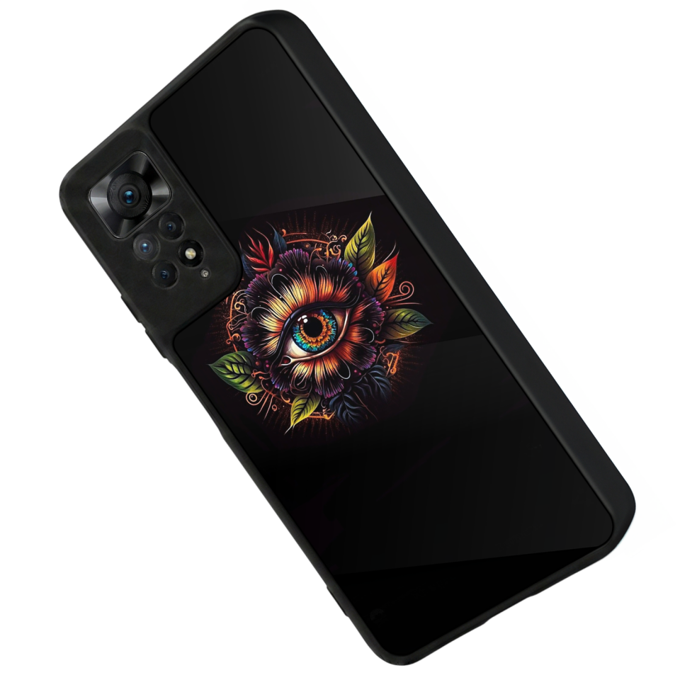 Xiaomi Redmi Note 11 Pro Uyumlu Göz Tasarımlı Glossy Premium Kılıf