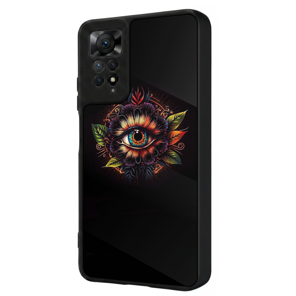 Xiaomi Redmi Note 11 Pro Uyumlu Göz Tasarımlı Glossy Premium Kılıf