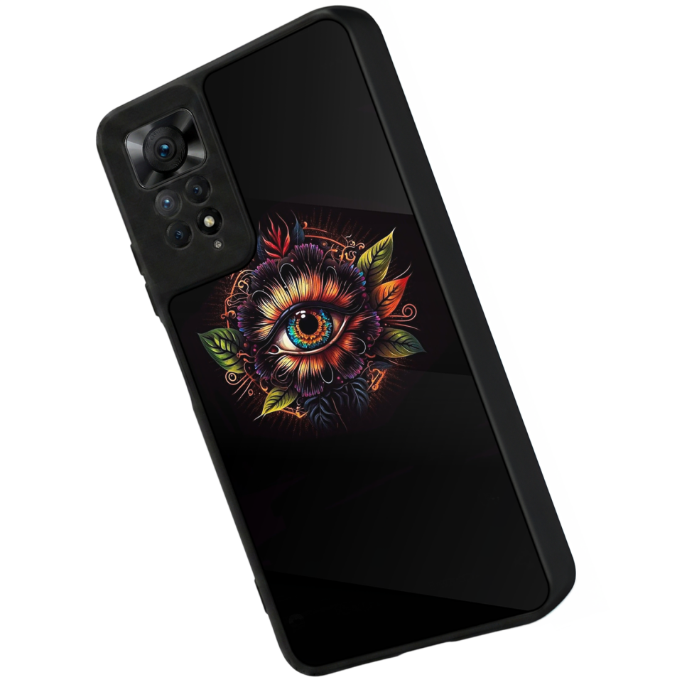 Xiaomi Redmi Note 11 Pro Uyumlu Göz Tasarımlı Glossy Premium Kılıf