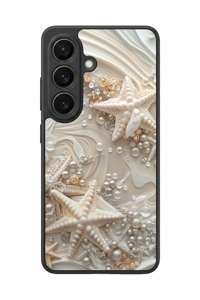 Samsung Galaxy S26 Uyumlu  İnci Tasarımlı Glossy Premium Kılıf