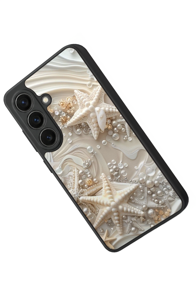 Samsung Galaxy S26 Uyumlu  İnci Tasarımlı Glossy Premium Kılıf