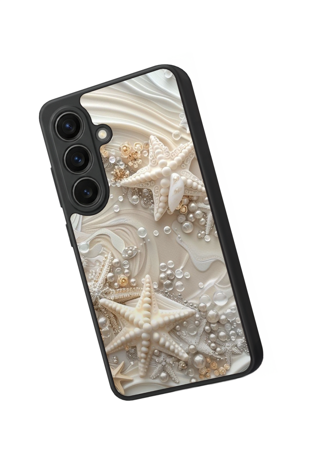 Samsung Galaxy S26 Uyumlu  İnci Tasarımlı Glossy Premium Kılıf