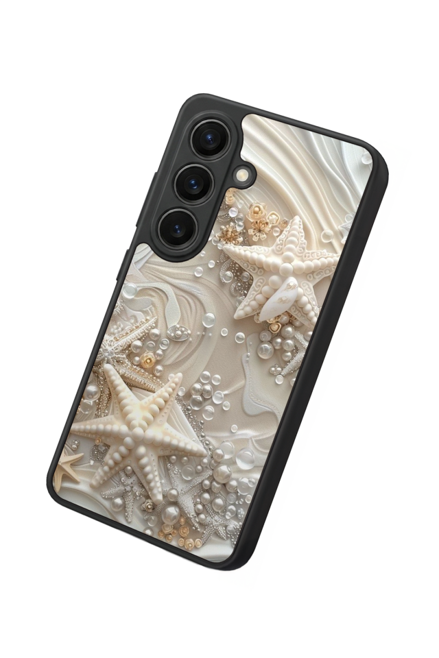 Samsung Galaxy S26 Uyumlu  İnci Tasarımlı Glossy Premium Kılıf