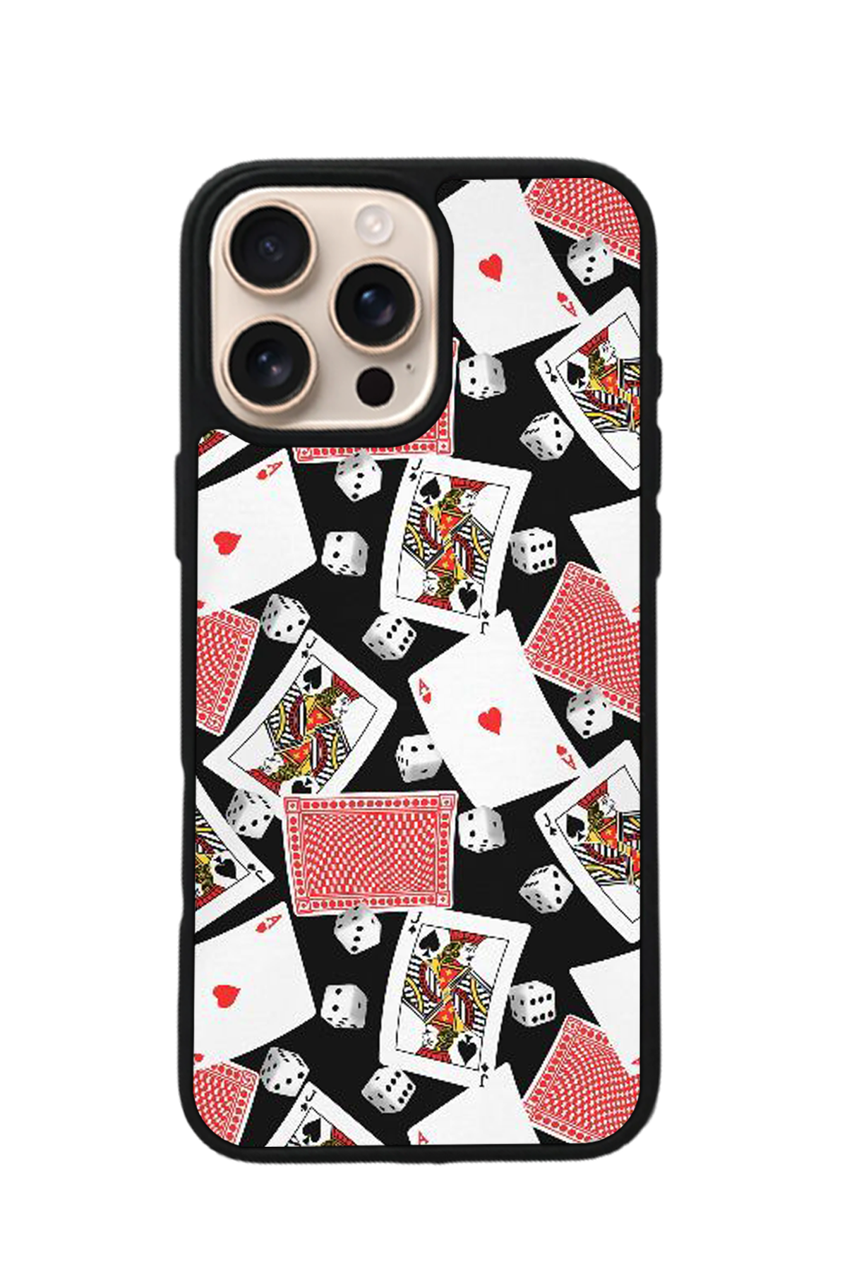 iPhone 15 Pro Uyumlu Kart Tasarımlı Glossy Premium Kılıf