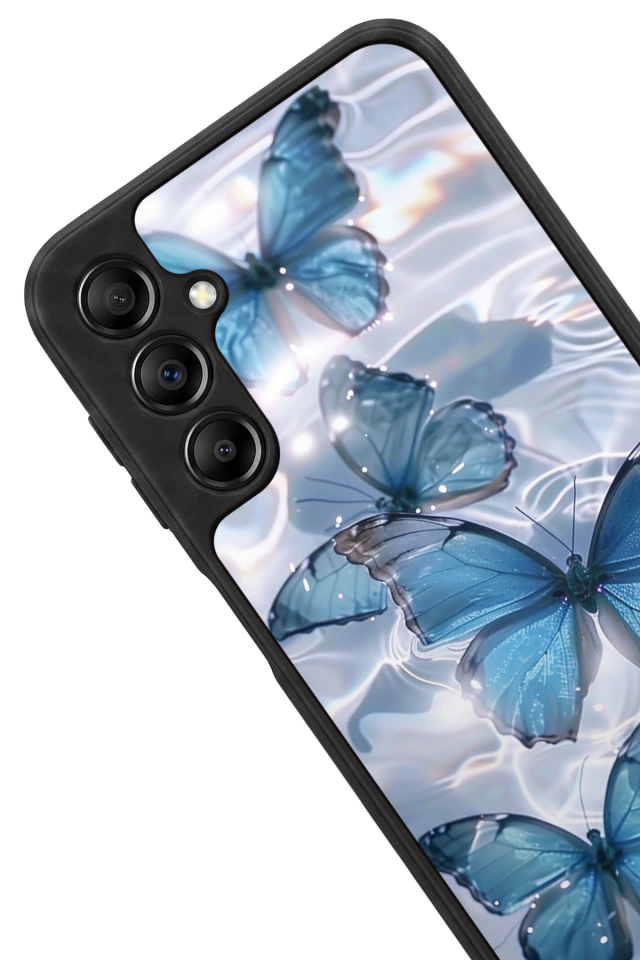 Samsung Galaxy A14 Uyumlu Kelebek Tasarımlı Glossy Premium Kılıf