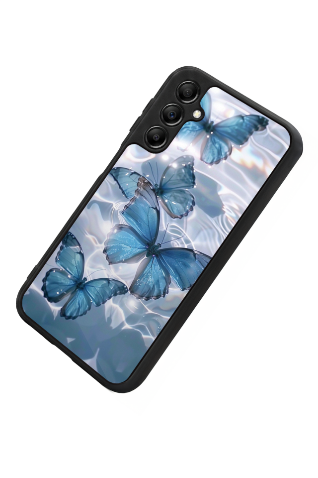 Samsung Galaxy A14 Uyumlu Kelebek Tasarımlı Glossy Premium Kılıf