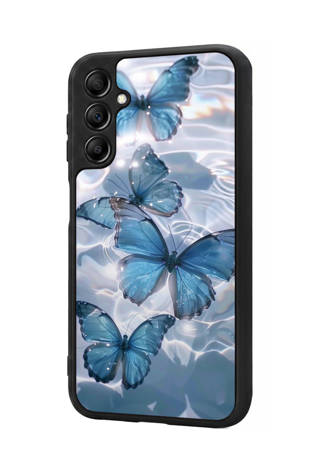 Samsung Galaxy A14 Uyumlu Kelebek Tasarımlı Glossy Premium Kılıf