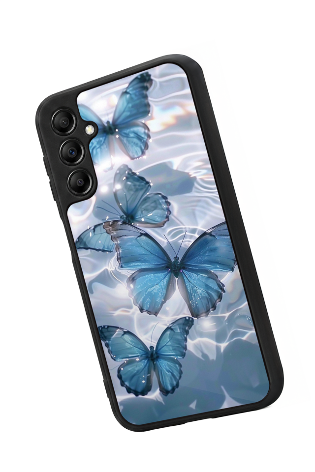Samsung Galaxy A14 Uyumlu Kelebek Tasarımlı Glossy Premium Kılıf