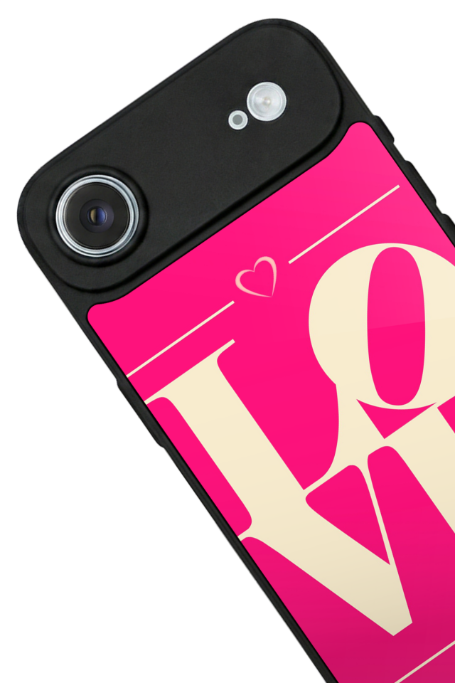 iPhone 17 Air Uyumlu Love Tasarımlı Glossy Premium Kılıf