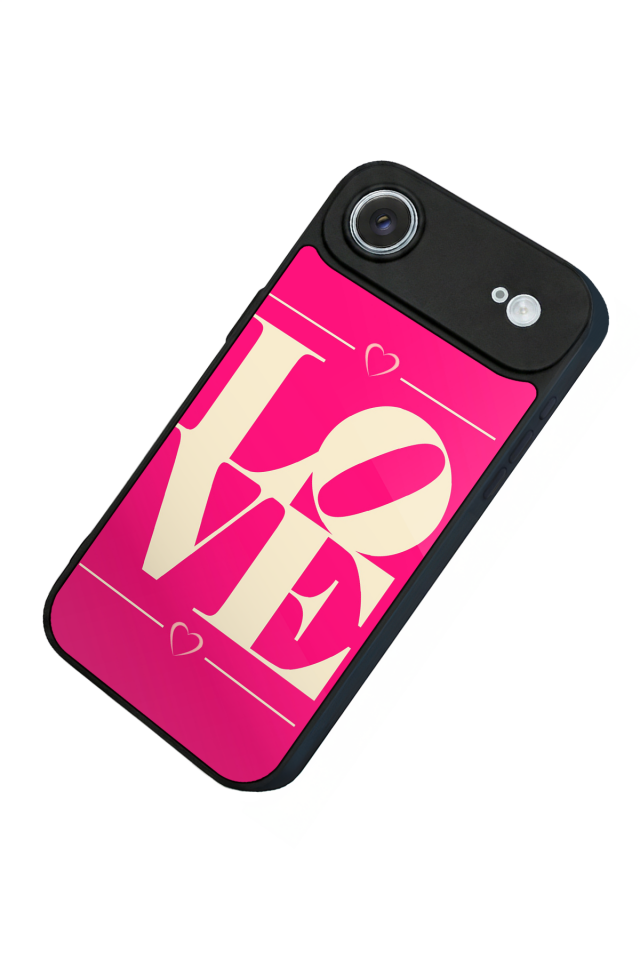 iPhone 17 Air Uyumlu Love Tasarımlı Glossy Premium Kılıf