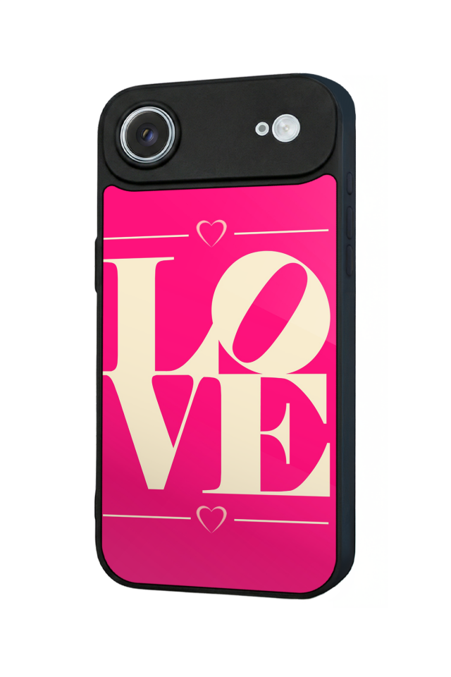 iPhone 17 Air Uyumlu Love Tasarımlı Glossy Premium Kılıf