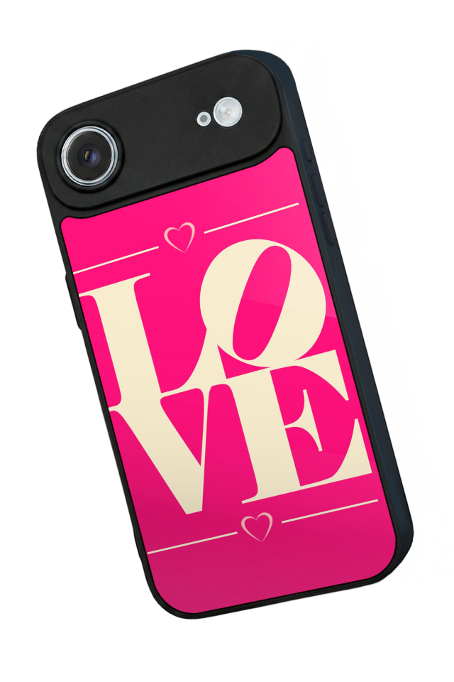 iPhone 17 Air Uyumlu Love Tasarımlı Glossy Premium Kılıf