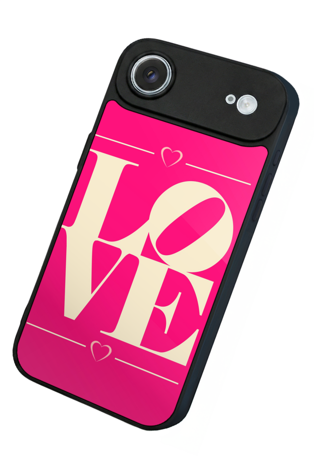 iPhone 17 Air Uyumlu Love Tasarımlı Glossy Premium Kılıf