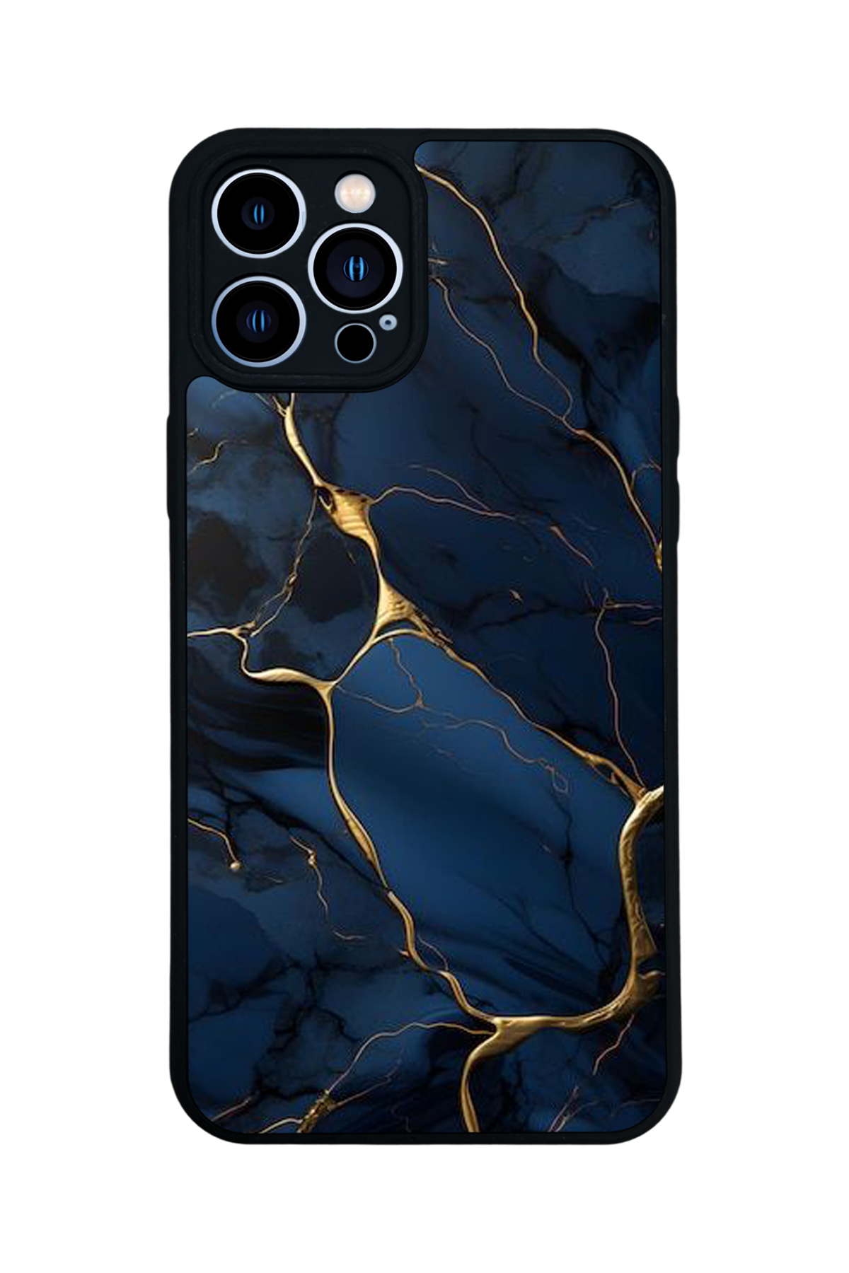 iPhone 13 Pro Max Uyumlu Mermer Marble Tasarımlı Glossy Premium Kılıf
