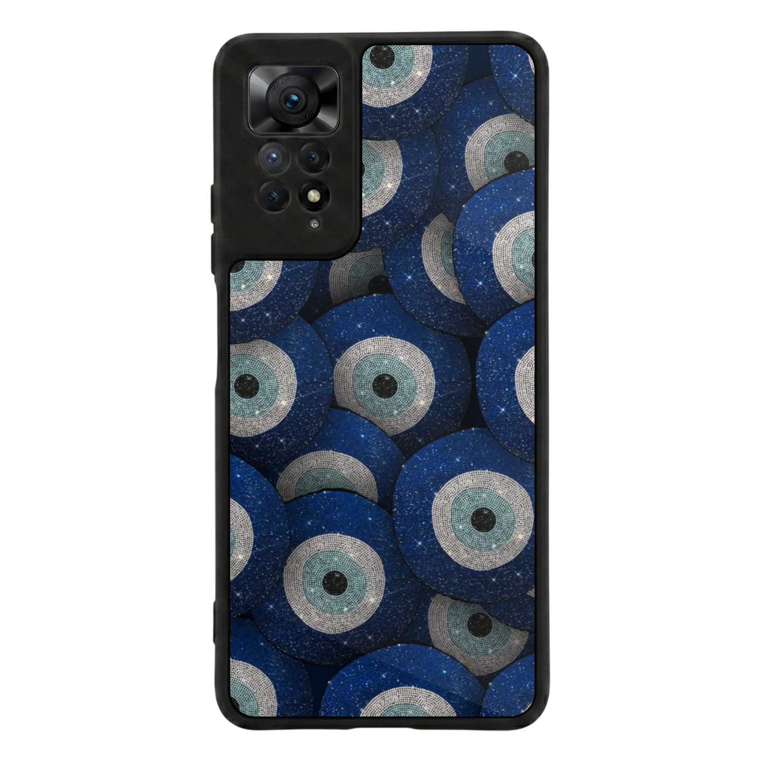 Xiaomi Redmi Note 12 Pro Uyumlu Nazar Tasarımlı Glossy Premium Kılıf