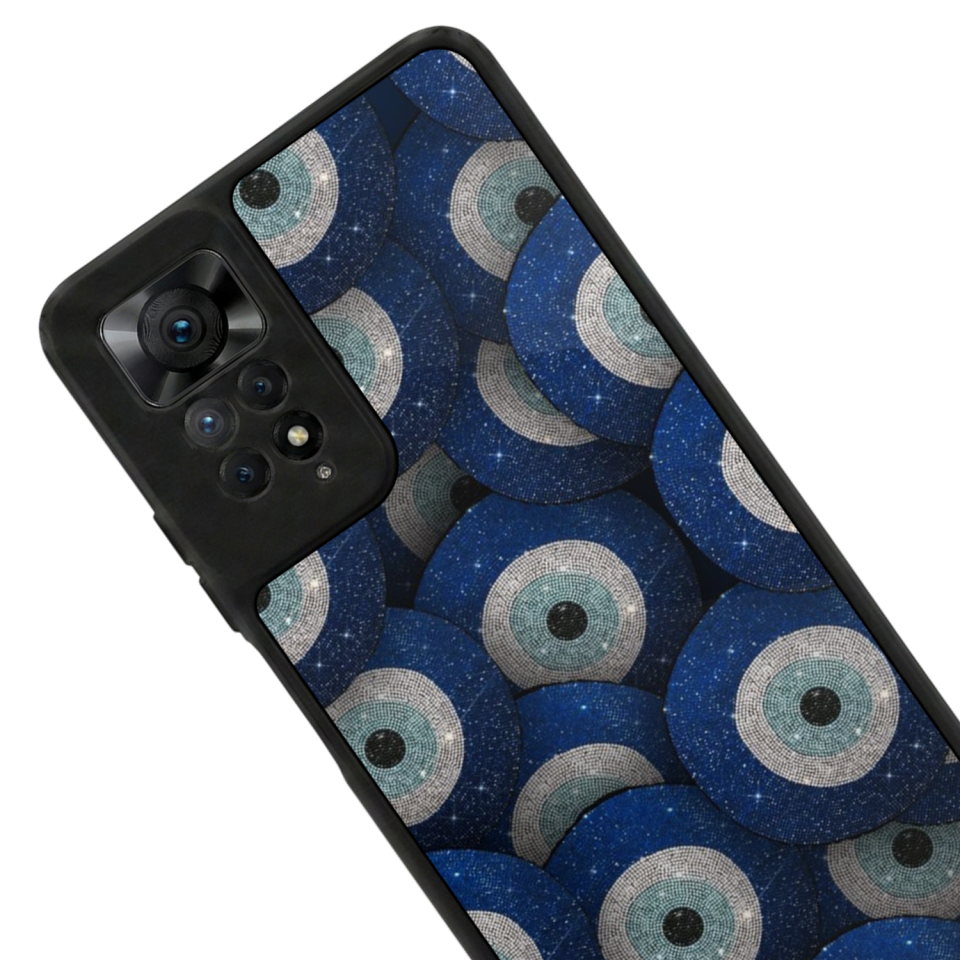 Xiaomi Redmi Note 12 Pro Uyumlu Nazar Tasarımlı Glossy Premium Kılıf