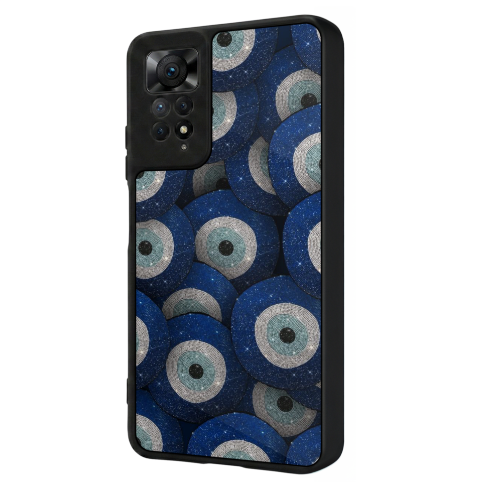 Xiaomi Redmi Note 12 Pro Uyumlu Nazar Tasarımlı Glossy Premium Kılıf