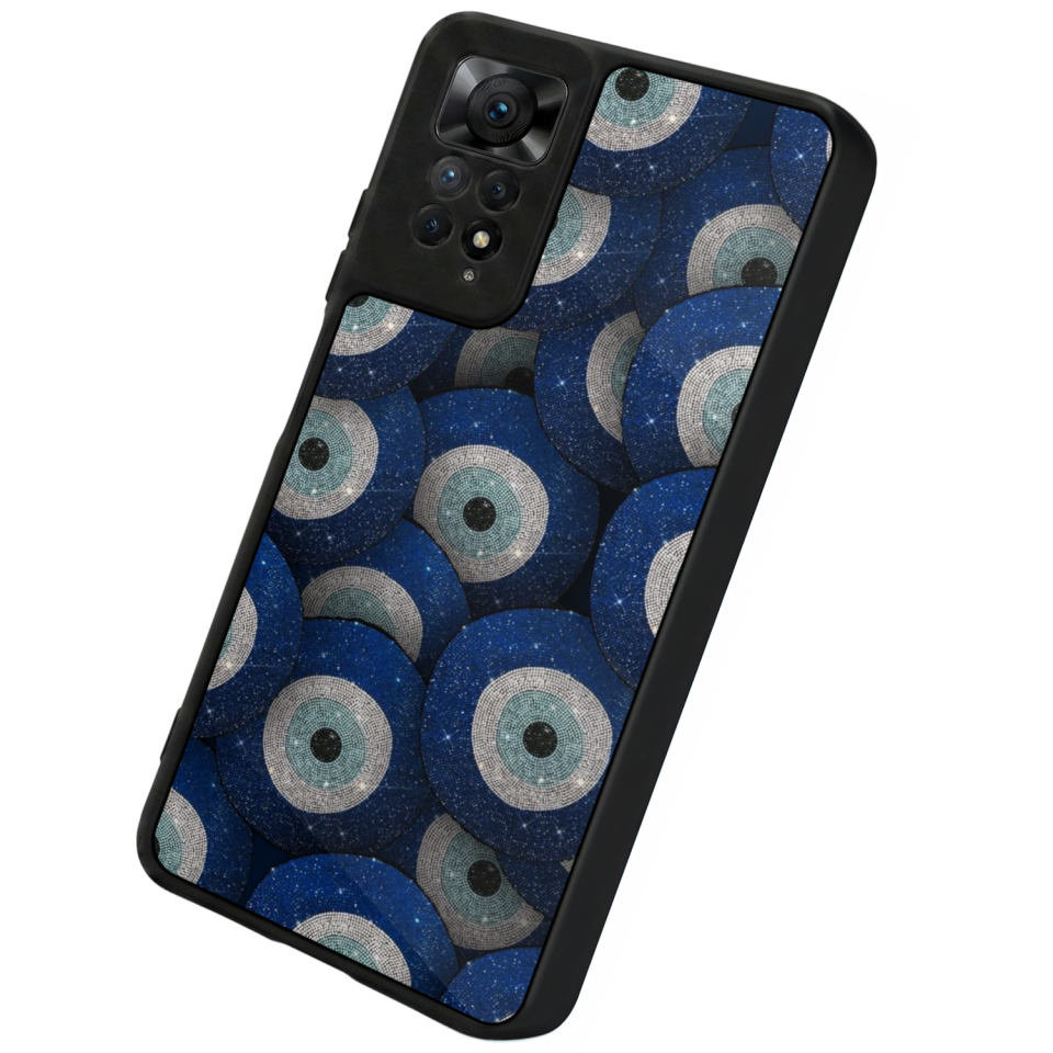 Xiaomi Redmi Note 12 Pro Uyumlu Nazar Tasarımlı Glossy Premium Kılıf