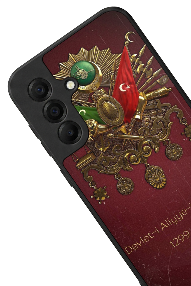 Samsung Galaxy A17 Uyumlu Osmanli Tugrasi Tasarımlı Glossy Premium Kılıf