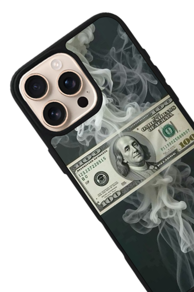 iPhone 16 Pro Uyumlu Para Tasarımlı Glossy Premium Kılıf