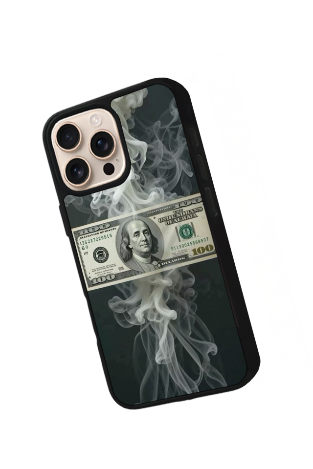 iPhone 16 Pro Uyumlu Para Tasarımlı Glossy Premium Kılıf