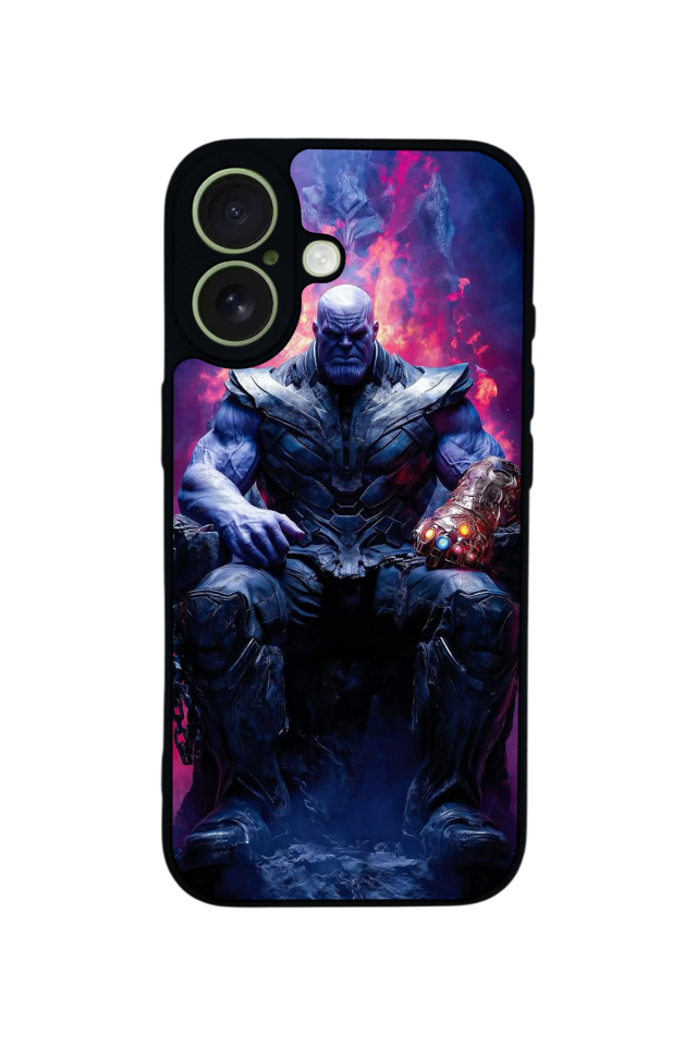 iPhone 17 Uyumlu Thanos Tasarımlı Glossy Premium Kılıf
